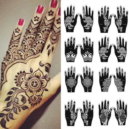 Henna Flower Stencil Kit – Wedding & Festival Art