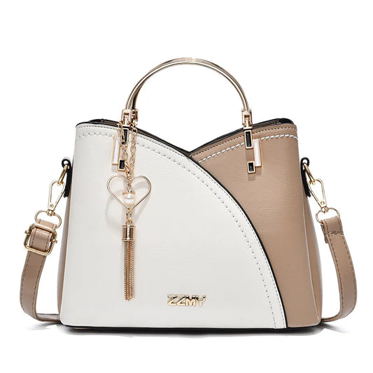 Grid Luxe Shoulder Handbag – Patchwork Dreams