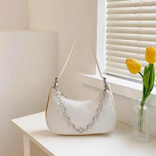 Floral Chain Shoulder Bag – Romantic Glam